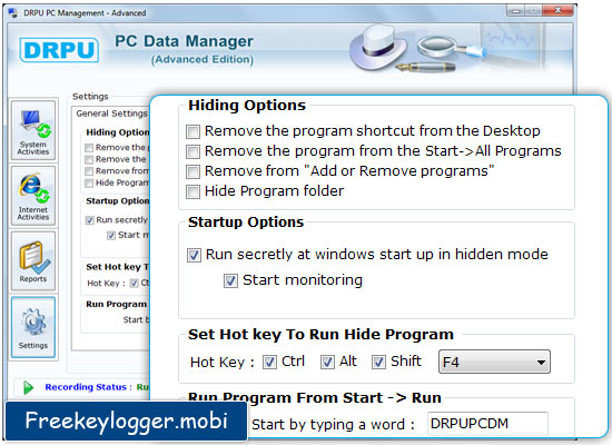 Professional edition keyloggr software